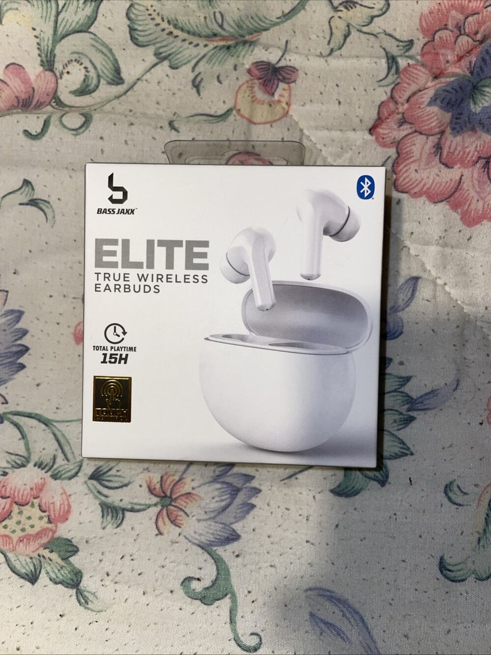 NEW! Bass Jaxx Elite True Wireless Bluetooth Earbuds (White)